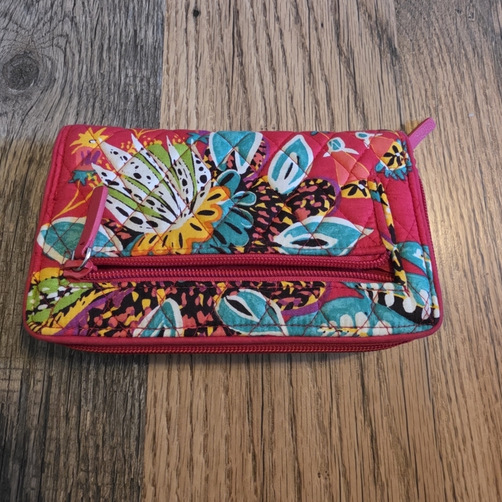 Vera Bradley Purse & Wallet Bundle | Rumba Paisley Floral | Like New! - Picture 3 of 10